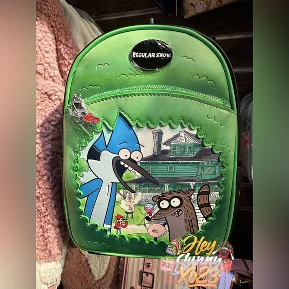Regular Show Mordecai & Rigby Mini Backpack - Picture 1 of 7